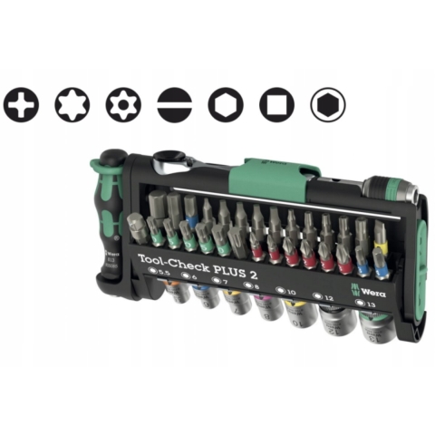 Wera 05049056001 Tool-Check PLUS 2 Gereedschapset In Tool-Check - 39‑delig