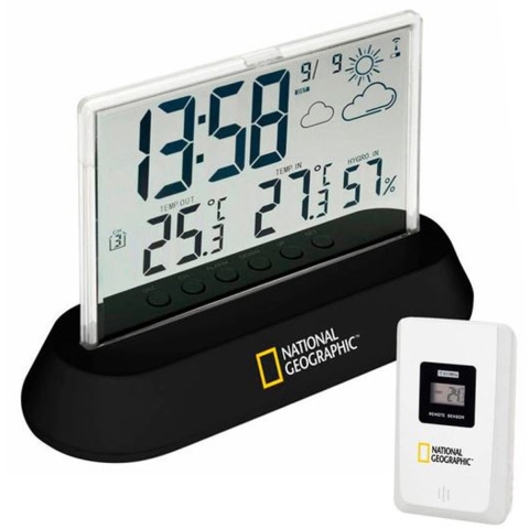 National Geographic Transparent 9070300 Draadloos weerstation