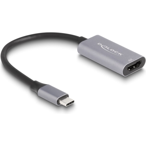 Delock USB 2.0 Adapter [1x USB-C stekker - 1x HDMI-bus] 60020 0.15 m