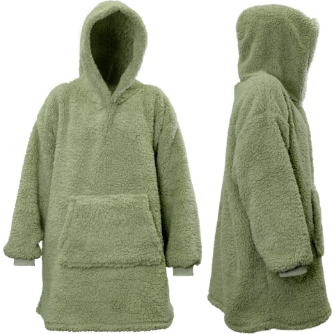 Hoodie teddy 70x50x87 cm tea green Unique Living - Unique living