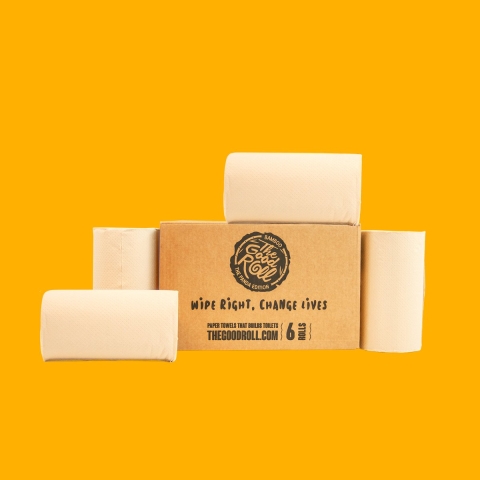 The Good Roll Keukenrollen The Naked Panda Edition 6 stuks