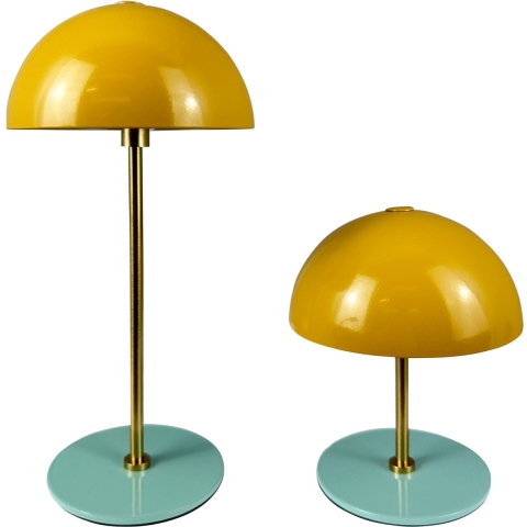 Dyberg Larsen - Along LED tafellamp op batterijen, curry, hoogte 20 cm