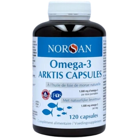 2x Norsan Omega 3 Arktis 120 capsules