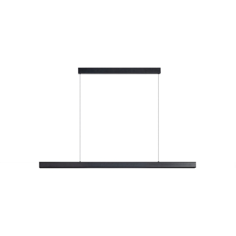 ETH Lyne - hanglamp - 120 x 4,5 x 200 cm - 32W dimbaar LED incl. - zwart