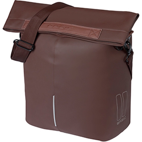 Enkele fietstas City Shopper MIK Hooks 16L Bruin