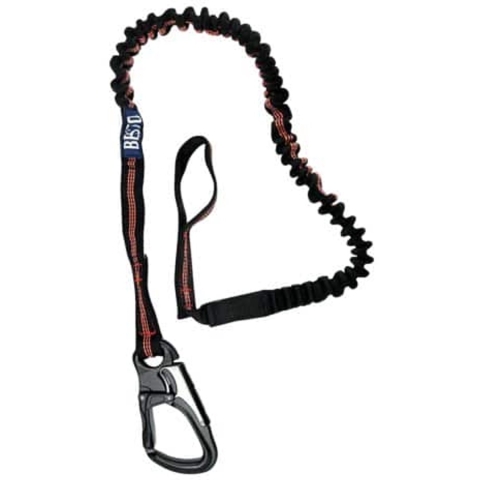 Besto Lifeline Elastisch 1 Hi-Performance haak - 1 lus veiligheidslijn