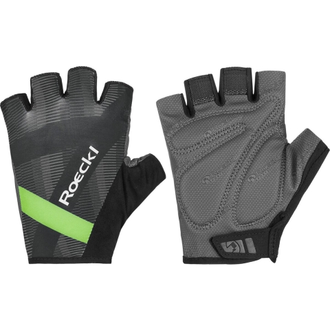 Roeckl Busano fietshandschoenen zwart/groen, 10
