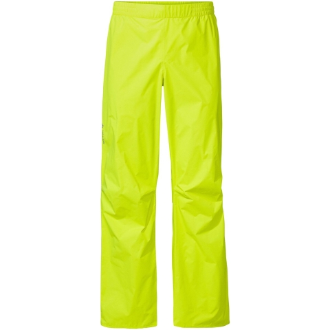 Vaude Drop II Regenbroek heren neon geel, L