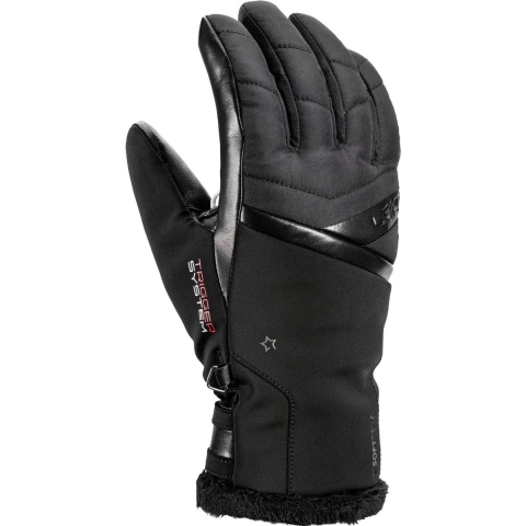 LEKI Snowfox 3D skihandschoenen zwart dames, 7.5