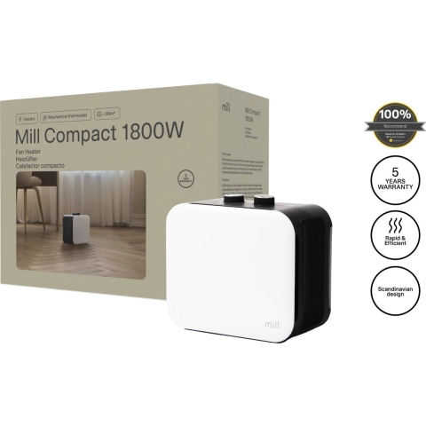 Mill CUS1800MECW ventilatie verwarming