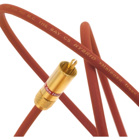 Van Den Hul The Bay C5Hybrid 80cm interlink interconnect RCA 0.8 meter zeer flexibel