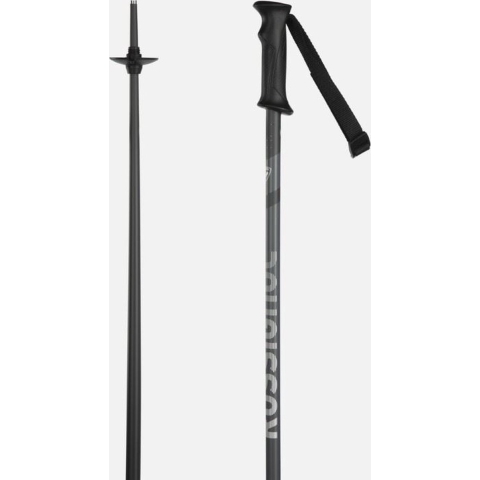Rossignol Tactic skistokken grijs/zwart, 115 cm