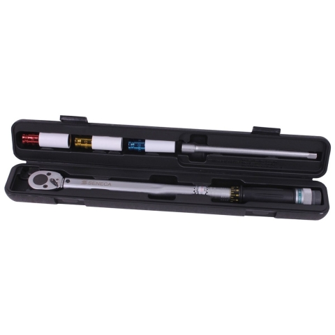 Momentsleutelset 1/2"40 - 210Nm 5 delig