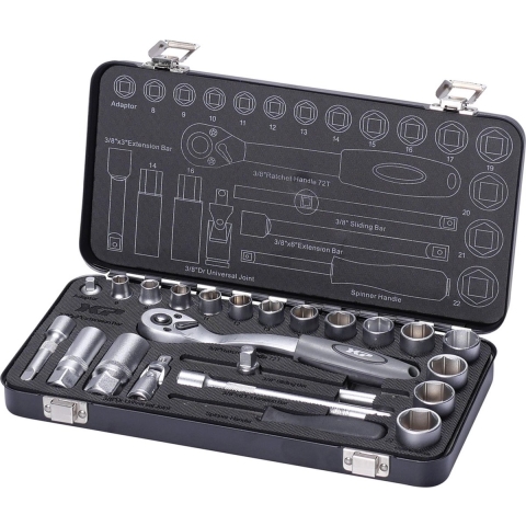 Doppendoos 3/8"24pcs