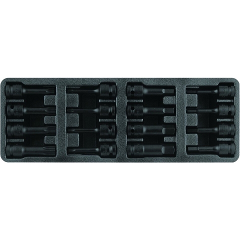Impact torx- inbus doppen 1/2"16 delig