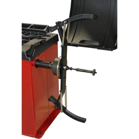 Zelfcentrerende motorfiets adapter voor balanceermachine