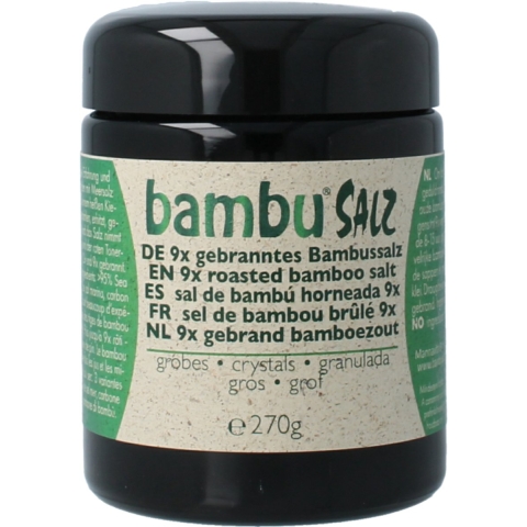 Bambu Salz 9x Gebrand Bamboezout Zeer Grof | 270 g