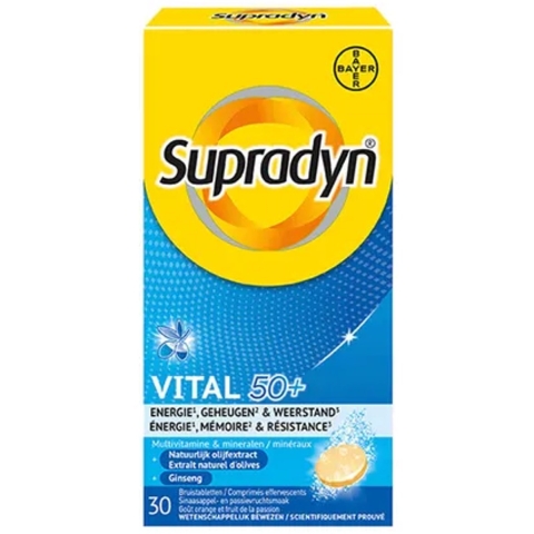 Supradyn Vital 50+ | 30 bruistabletten