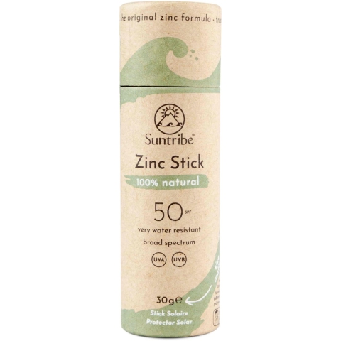 Suntribe Organic Mineral Zinc Sun Stick SPF 50 Mint Green | 30 g