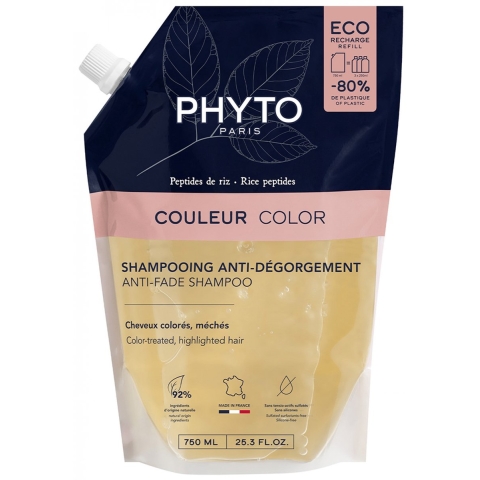 Phyto Color Shampoo tegen Kleurvervaging Navulling | 750 ml