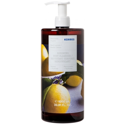 Korres Renewing Body Cleanser Basil Lemon | 1 l