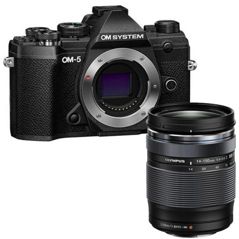 OM SYSTEM OM-5 Mark II Black + 14-150mm f/4-5.6 II