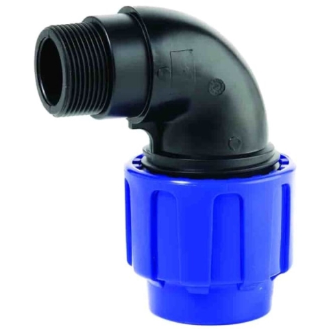 AquaForte 6-weg klep set R2½" binnendraad zwart