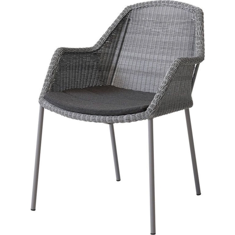 Cane-Line Zitkussen Voor Breeze Stapelbare Tuinstoel Black