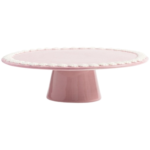 &klevering Whip Taartplateau Pink