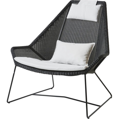 Cane-Line Zitkussen Voor Breeze Highback Lounge Fauteuil White