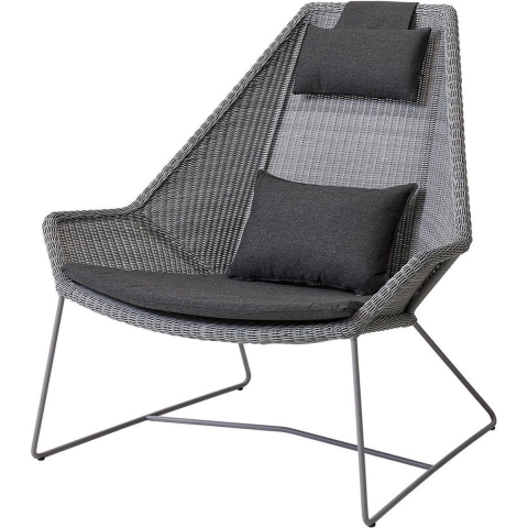 Cane-Line Zitkussen Voor Breeze Highback Lounge Fauteuil Black