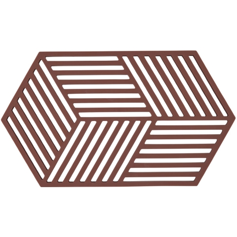 Zone Denmark Hexagon Onderzetter 24x14 Burgundy