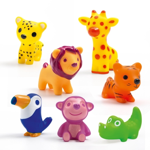 Djeco Speelgoedfiguren - Safaridieren - Djeco - OneSize - Speelgoeddieren