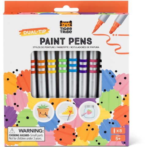 Tiger Tribe Markers - Dubbele punt - Verfpennen - Tiger Tribe - OneSize - Marker