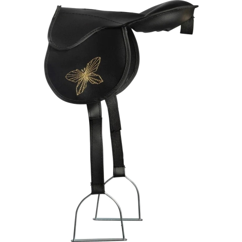 By Astrup Zadel voor Hobbypaard - Zwart - by ASTRUP - OneSize - Toebehoren