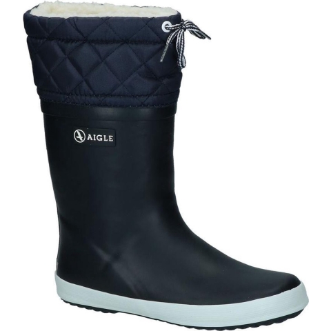 Aigle Thermolaarzen - Giboulee 2 - Navy/Wit - Aigle - 32 - Regenlaarzen