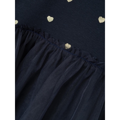 Name It Jurk - Noos - NmfNadja - Dark Sapphire - Name It - 7 jaar (122) - Jurk