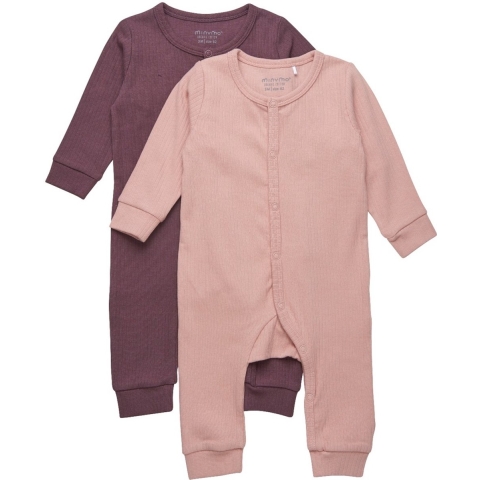 Minymo Boxpak l/s - 2-pack - Misty Rose - Minymo - 56 - Boxpak