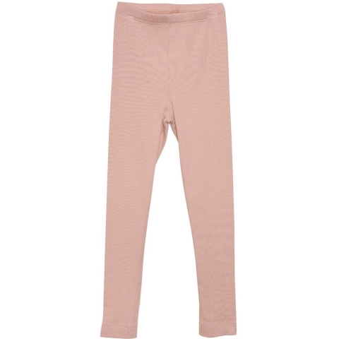 Minymo Leggings - Rib - Misty Rose - Minymo - 9 jaar (134) - Leggings