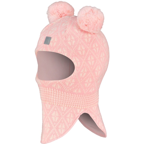 Reima Bivakmuts - Wol/Katoen - Gebreid - Kuuraan - 2-lag Pale Ro - Reima - 48 cm - Bivakmuts - Dubbel