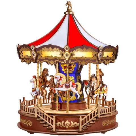Rolife Miniatuurdiorama - DIY - Classic+ Carousel AMC01 - 265 - Rolife - OneSize - Creatieve Speelset