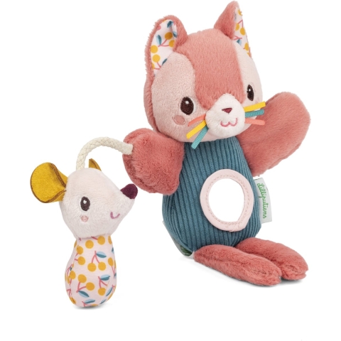 Lilliputiens Handpop - Jeanne de kat - Lilliputiens - OneSize - Activiteitenspeelgoed