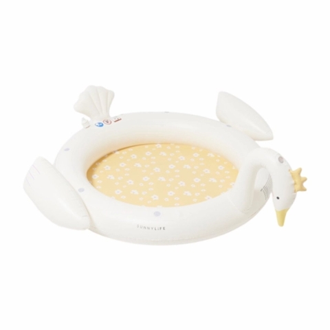 SunnyLife Sprinklermat - 135x120 cm - Princess Swan - Multi - SunnyLife - OneSize - Sproeier
