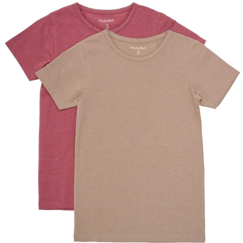 Minymo T-shirts - 2-pack - Apple Boter - Minymo - 3 jaar (98) - T-Shirts