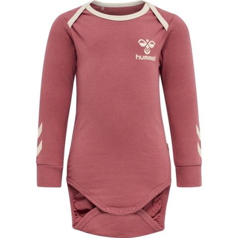 Hummel Romper l/s - hmlMaule - Decoratie Rose - Hummel - 2 jaar (92) - Romper L/S