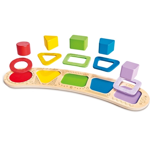 Hape Activiteitenspeelgoed - Peutervormenpuzzel - Hape - OneSize - Activiteitenspeelgoed