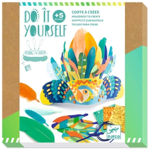 Djeco Creatieve Speelset - DIY-hoed - Rio - Djeco - OneSize - Creatieve Speelset