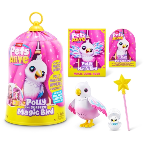 Pets Alive Speelgoed - Polly De verrassingsmagie Bird - Pets Alive - OneSize - Speelgoed