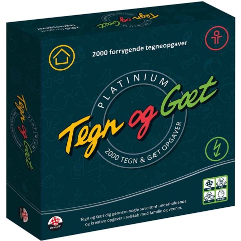 Danspil Bordspel - Tegn & Gæt - Danspil - OneSize - Bordspel