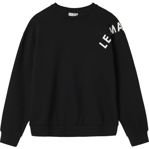 Name It Sweatshirt - NkfOdika - Black - Name It - 7-8 jaar (122-128) - Sweatshirt